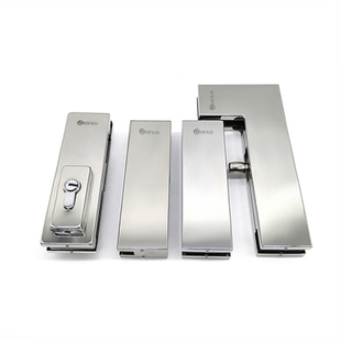 Accesorio de parche de baño con cerradura de aluminio