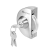 Cerradura de puerta de vidrio de acero inoxidable exterior comercial